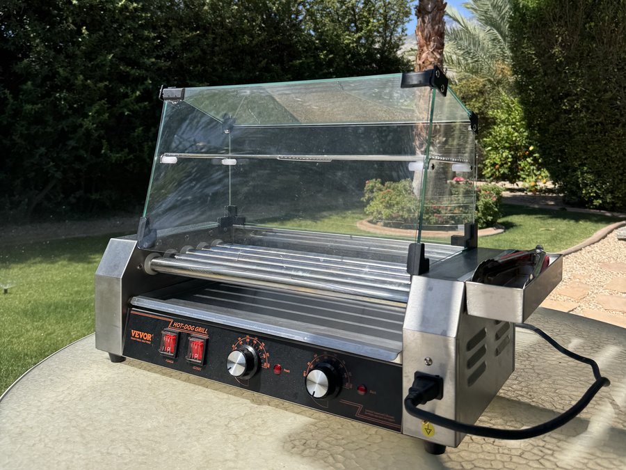 Commercial roller grill rental Palm Springs - perfect for hot dogs and taquitos